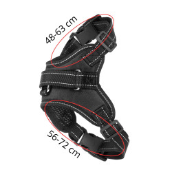 Postroj pre psa s rukoväťou veľ. M SPRINGOS PA0304 čierny