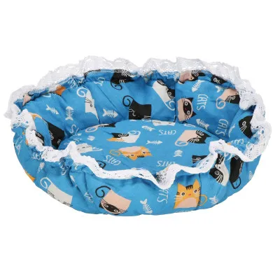 Pelech pre mačku 2v1 SPRINGOS PA0242 modrý