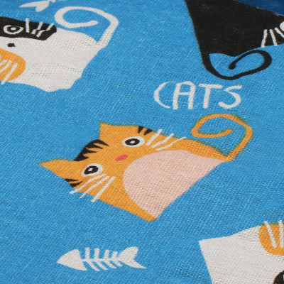 Pelech pre mačku 2v1 SPRINGOS PA0242 modrý