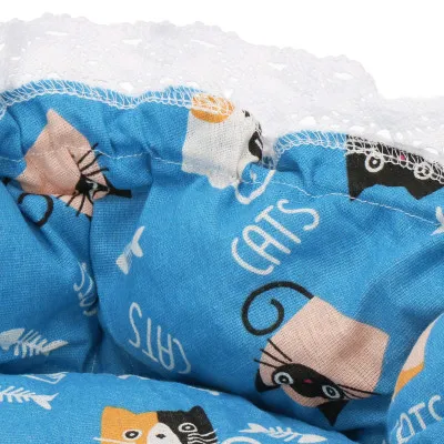 Pelech pre mačku 2v1 SPRINGOS PA0242 modrý