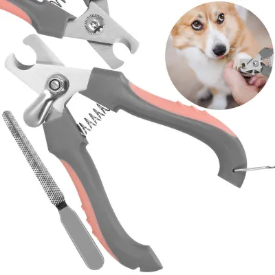 Kliešte na pazúriky s pilníkom SPRINGOS PA0310 sivé