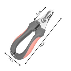 Kliešte na pazúriky s pilníkom SPRINGOS PA0310 sivé