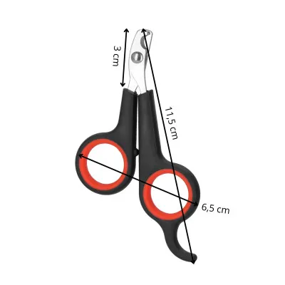 Nožnice na pazúriky SPRINGOS PA0308 čierne