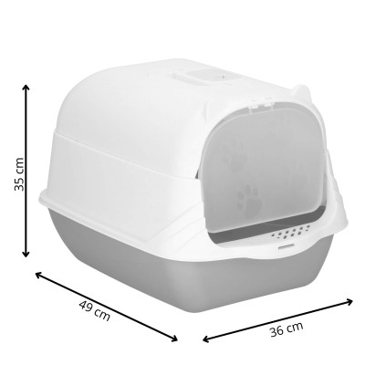 Mačacie záchod s filtrom a lopatkou SPRINGOS PA0335