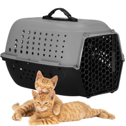 Prepravka pre psy a mačky plastové dvierka SPRINGOS PA1081