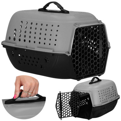 Prepravka pre psy a mačky plastové dvierka SPRINGOS PA1081