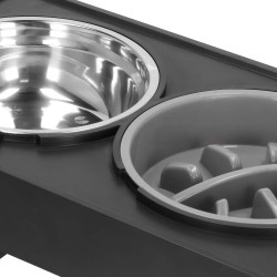 Nerezové misky so stojanom 2v1 SPRINGOS PA0333