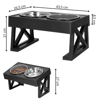 Nerezové misky so stojanom 2v1 SPRINGOS PA0333