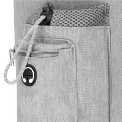 Prepravka pre psy a mačky 2-poschodia na kolieskach SPRINGOS PA0326 sivá