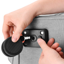 Prepravka pre psy a mačky 2-poschodia na kolieskach SPRINGOS PA0326 sivá