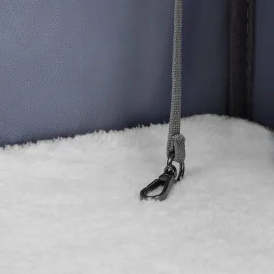 Prepravka pre psy a mačky 2-poschodia na kolieskach SPRINGOS PA0326 sivá