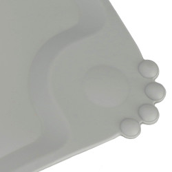 Protišmyková podložka pod misky 48x30 cm SPRINGOS PA1060 sivá