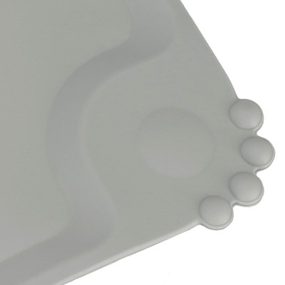 Protišmyková podložka pod misky 48x30 cm SPRINGOS PA1060 sivá