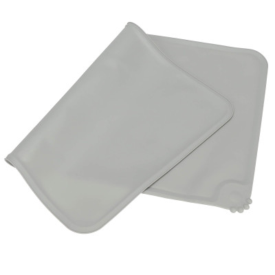 Protišmyková podložka pod misky 48x30 cm SPRINGOS PA1060 sivá