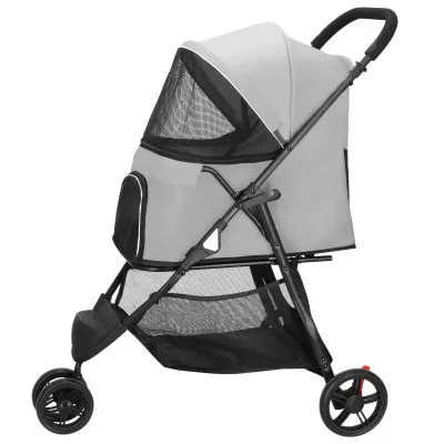 Kočík pre psov SPRINGOS PAWGO šedý