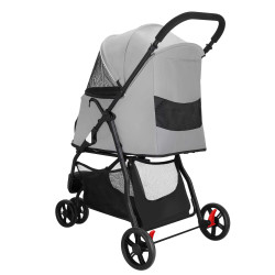 Kočík pre psov SPRINGOS PAWGO šedý