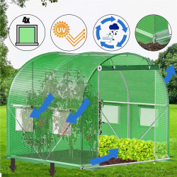 Záhradný fóliovník 2x2x2m 4m2 SPRINGOS GT0001