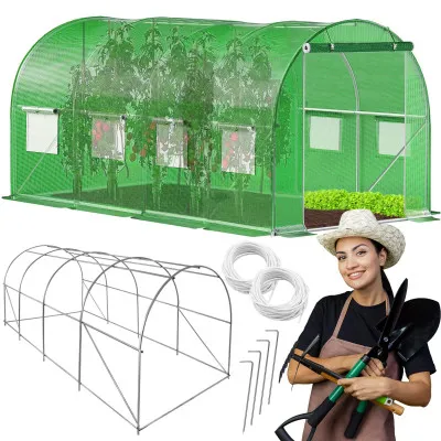 Záhradný fóliovník 4,5x2x2 m 9m2 SPRINGOS GT0004