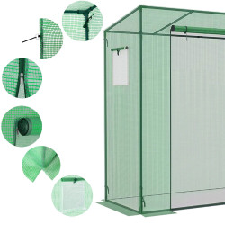 Záhradný fóliovník 2x0,8x1,7 m SPRINGOS GT0006