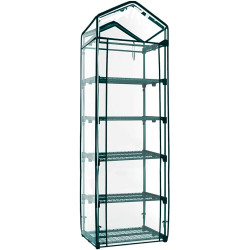 Záhradný fóliovník 70x50x190 cm 5 políc SPRINGOS GT0007