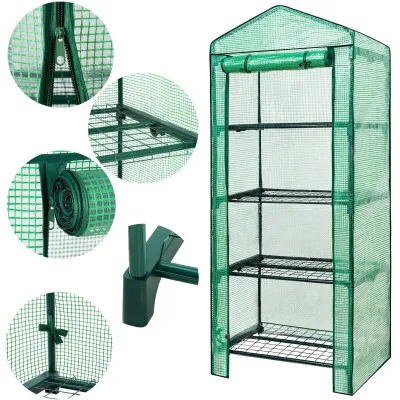 Záhradný fóliovník 70x50x160 cm 4 police SPRINGOS GT0008