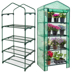 Záhradný fóliovník 70x50x160 cm 4 police SPRINGOS GT0008