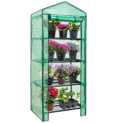 Záhradný fóliovník 70x50x160 cm 4 police SPRINGOS GT0008