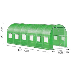 Náhradná fólia pre fóliovník 6x3x2 m SPRINGOS GT0005F