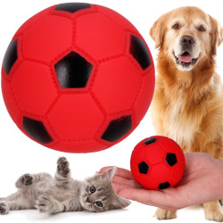 Hračka pre psov - Futbalová loptička pískacia SPRINGOS PA0288