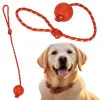 Hračka pre psov - Preťahovadlo s loptičkou 50 cm SPRINGOS PA1055