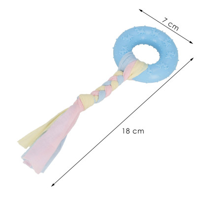 Hračka pre psov - Preťahovadlo s krúžkom 18 cm SPRINGOS PA1064