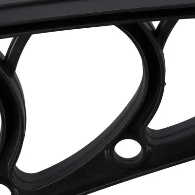 Vchodová strieška 120x75 cm SPRINGOS POLYROOF čierna/transparentná