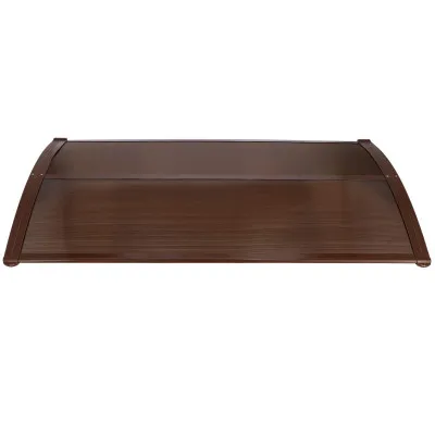 Vchodová strieška 150x75 cm SPRINGOS POLYROOF hnedá