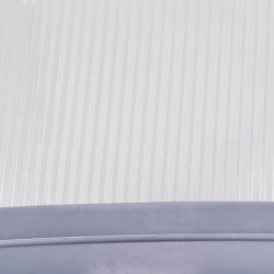 Vchodová strieška 150x75 cm SPRINGOS POLYROOF sivá/transparentná