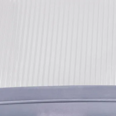 Vchodová strieška 150x75 cm SPRINGOS POLYROOF sivá/transparentná