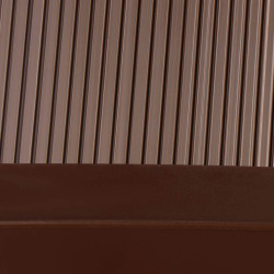 Vchodová strieška 200x95 cm SPRINGOS POLYROOF hnedá