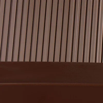 Vchodová strieška 200x95 cm SPRINGOS POLYROOF hnedá