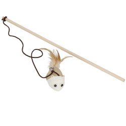 Hračka pre mačky - Udica s myškou a zvončekom 40 cm SPRINGOS PA1071