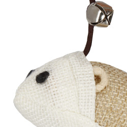 Hračka pre mačky - Udica s myškou a zvončekom 40 cm SPRINGOS PA1071