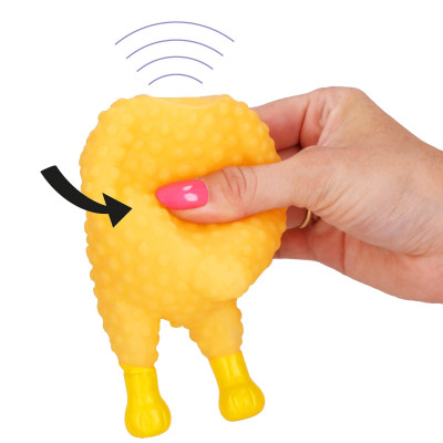 Hračka pre psov - Kurča pískacie SPRINGOS PA0285