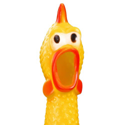 Hračka pre psov - Kurča 37 cm pískacie SPRINGOS PA0272