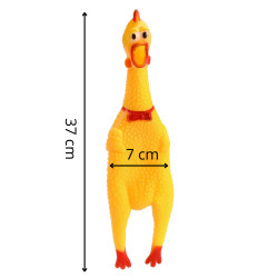 Hračka pre psov - Kurča 37 cm pískacie SPRINGOS PA0272