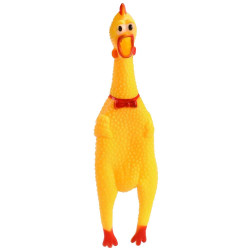 Hračka pre psov - Kurča 37 cm pískacie SPRINGOS PA0272
