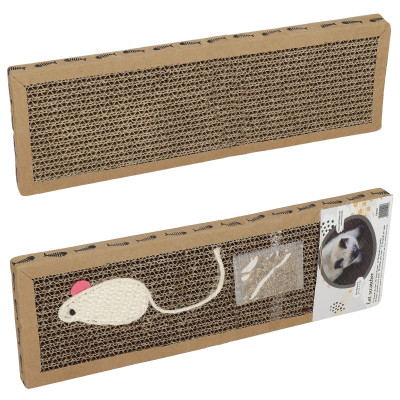 Kartónové škrabadlo pre mačky - Doska so šantou 36 cm SPRINGOS PA1080