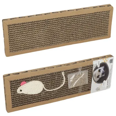 Kartónové škrabadlo pre mačky - Doska so šantou 36 cm SPRINGOS PA1080