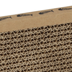 Kartónové škrabadlo pre mačky - Doska so šantou 36 cm SPRINGOS PA1080