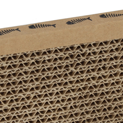 Kartónové škrabadlo pre mačky - Doska so šantou 36 cm SPRINGOS PA1080