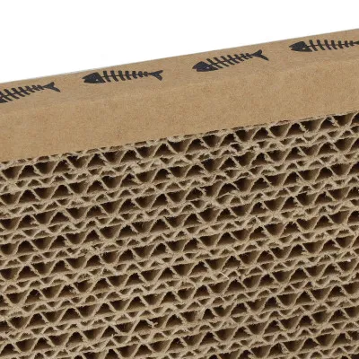 Kartónové škrabadlo pre mačky - Doska so šantou 36 cm SPRINGOS PA1080