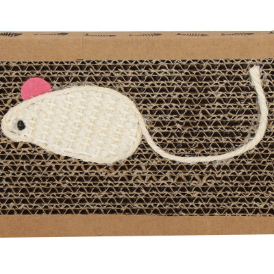 Kartónové škrabadlo pre mačky - Doska so šantou 36 cm SPRINGOS PA1080