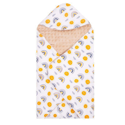 Zavinovačka do autosedačky obojstranná 77x77 cm SPRINGOS SUN béžová